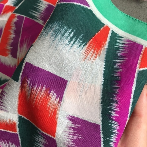 Vintage rectangular made in Italy scarf - Picture 8 of 8